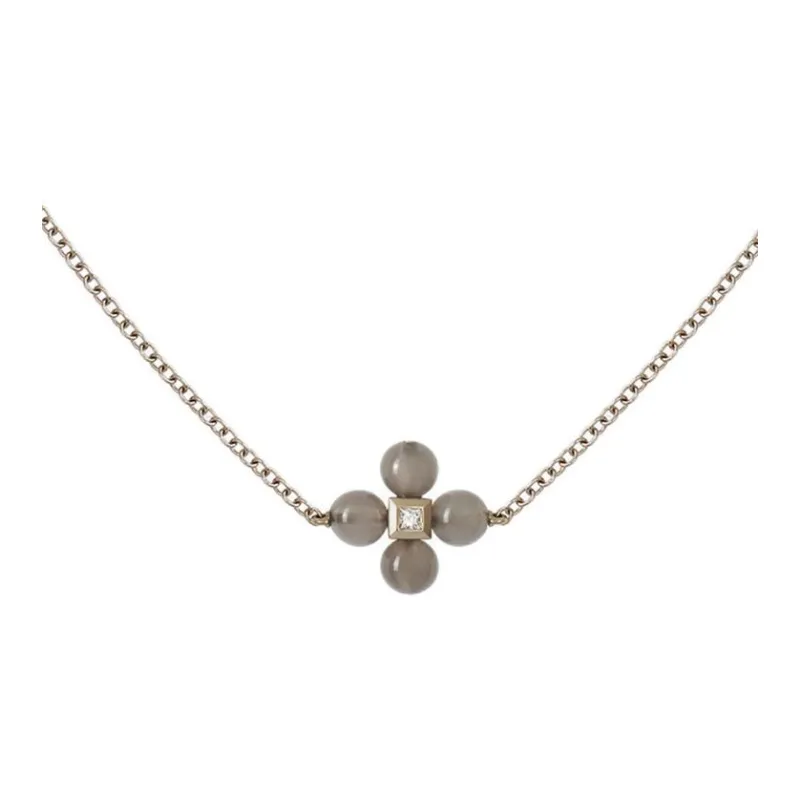 GIORGIO ARMANI Gioia 18k Gold Diamonds And Moonstone Long Necklace-0