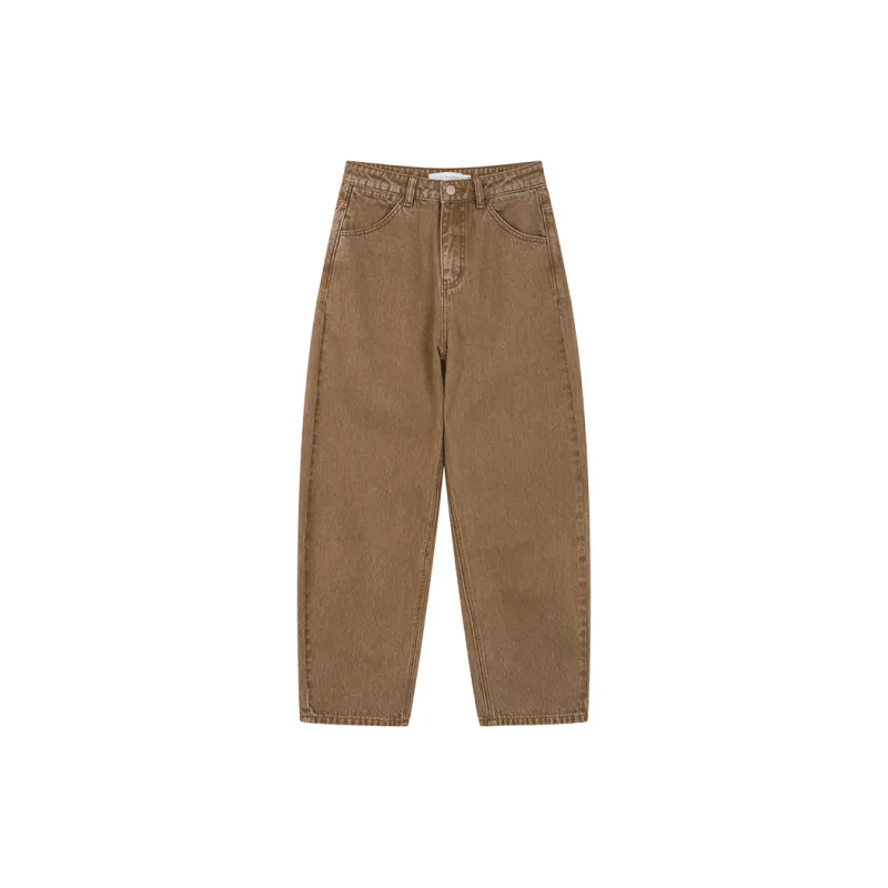 IHIMI Jeans Women's Coffee Brown-2