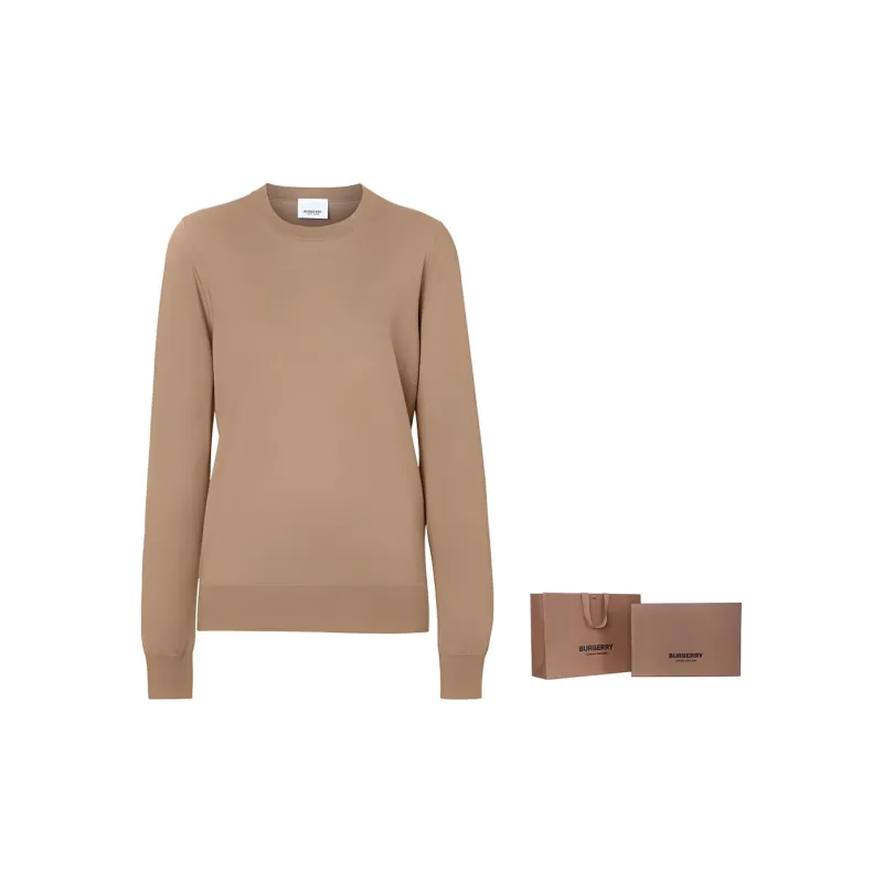 Burberry FW23 Knitwear Women's Light Brown-9