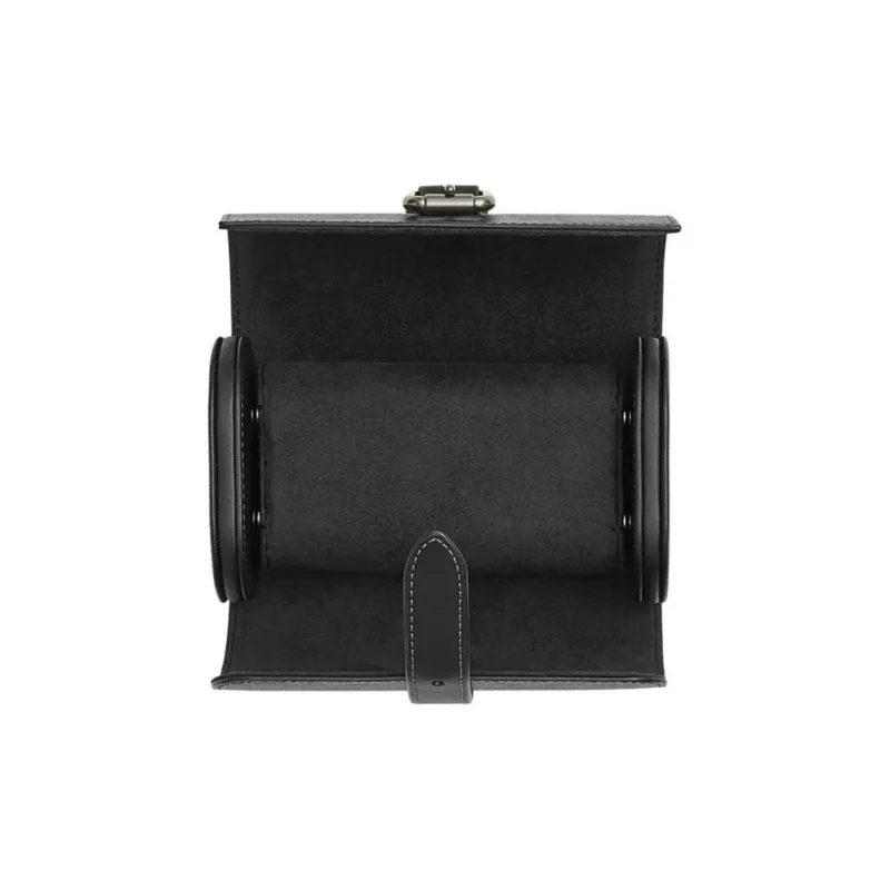 COACH Artificial Leather With Cow Leather Wrist Watches Storage Bags Unisex Charcoal Black-1