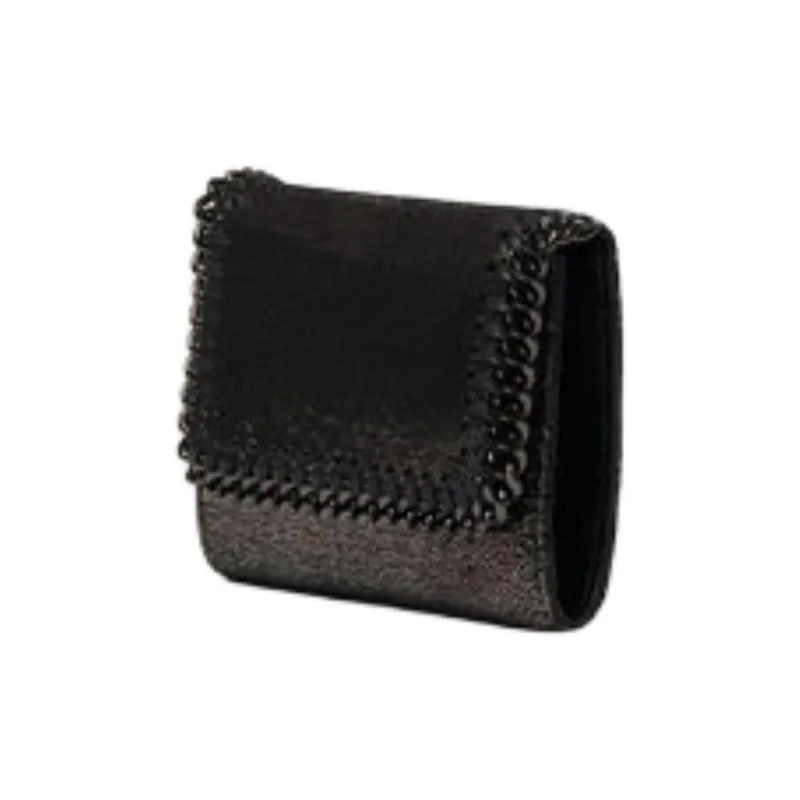 Stella McCartney Chain Link Trim Small Flap Wallet-1