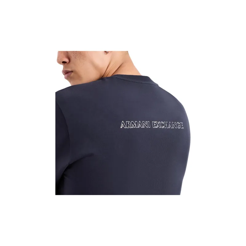 ARMANI EXCHANGEAE T Shirt Men's Marine Blue-4