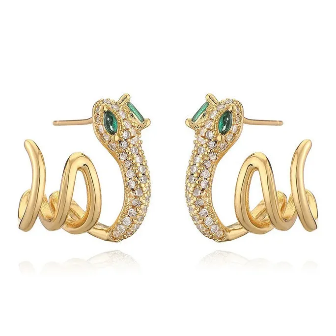 KING OF BLING 925 Sterling Silver Pin, Alloy, Zircon Stud Earrings Unisex-6