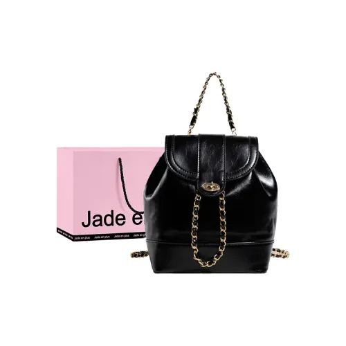 Jade En Plus PU Backpack Regular Women's Black/Burgundy/Silver/White