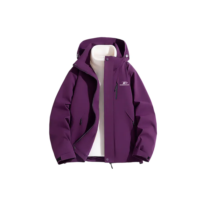ROBINHOOD Water Resistant Windproof Breathable Warm Water Repellent Windbreaker Jacket Unisex-10