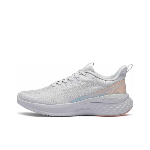 361° E Toughness 1.0 Slip-Resistant Coverage Cushioning Low-Top Casual Running Shoes Women's Gray Pink