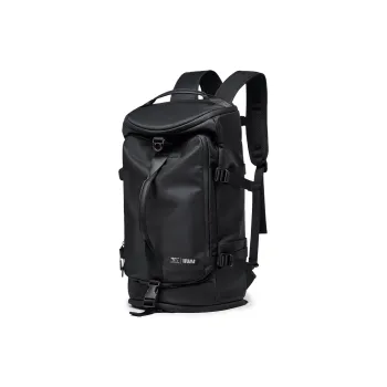 SEPTWOLVES Fabric Short Trip Travel Bag QPL Unisex Black