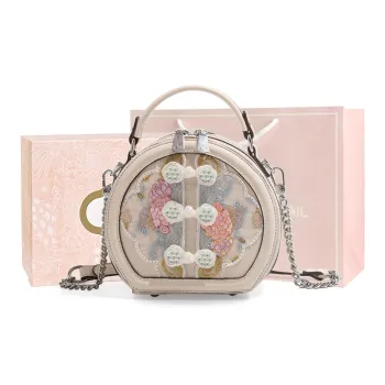 MISS GAIL Artificial Leather PU Shoulder Bag Crossbody Bag Regular Women's White