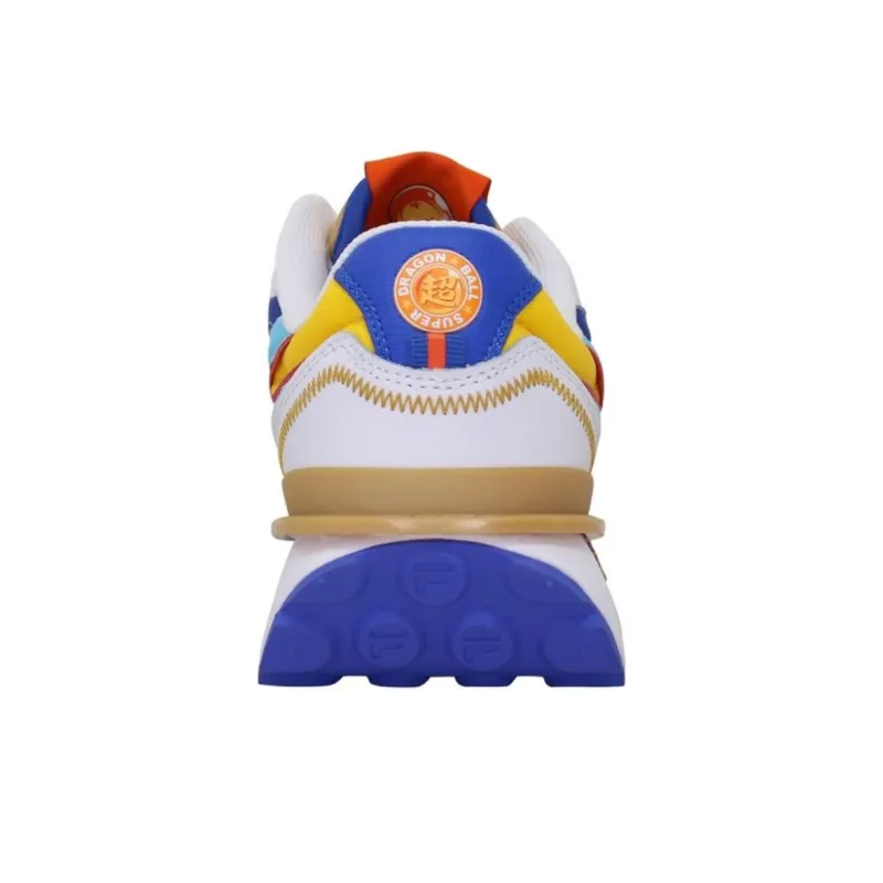 DBS Vegeta x FILA Renno Anti Slip Wear Resistant Low Top Running Shoes Men's Blue White-2