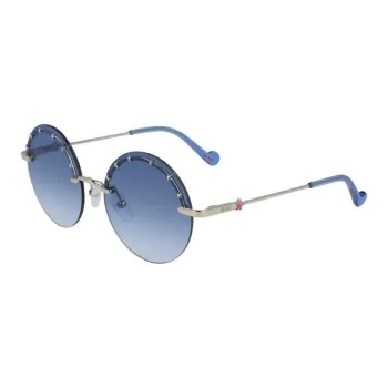 LIU·JO UOMO Round Sunglasses Women's Blue