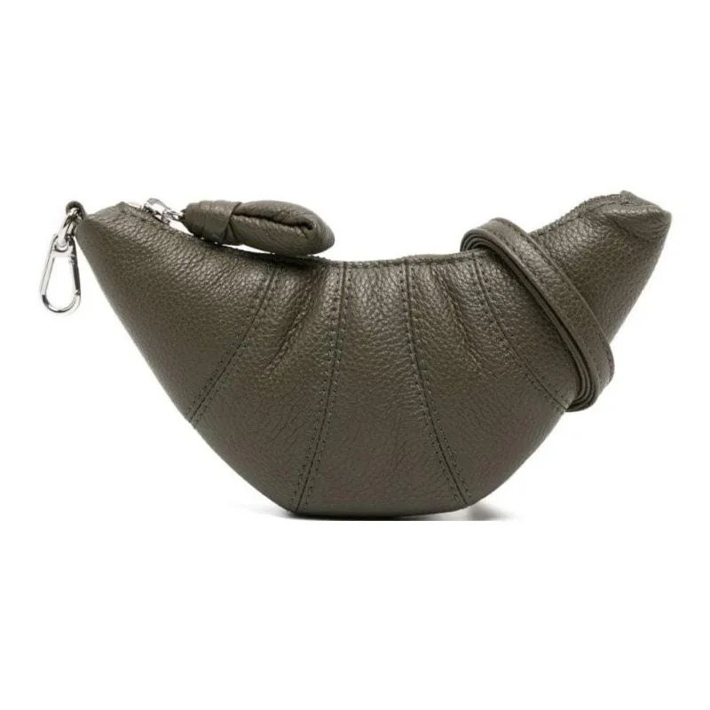 Lemaire Cow Leather Coin Purse Unisex Green-1