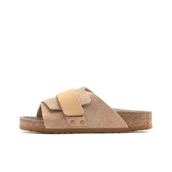 Birkenstock Abrasion Resistant Slide Slippers Women's Beige Narrow
