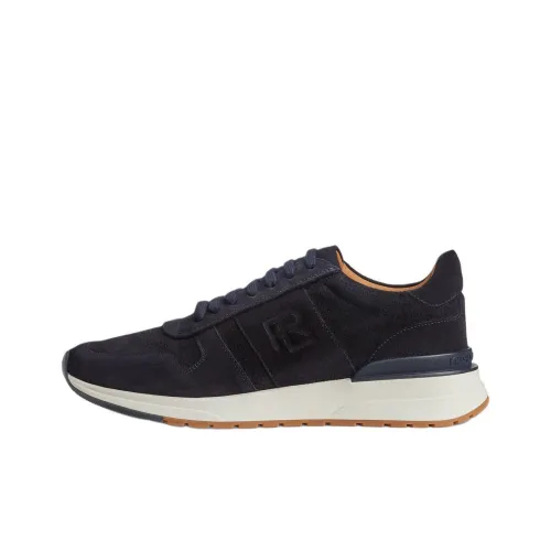 LAUREN RALPH LAUREN Ethan Low-Top Casual Shoes Men's Marine Blue