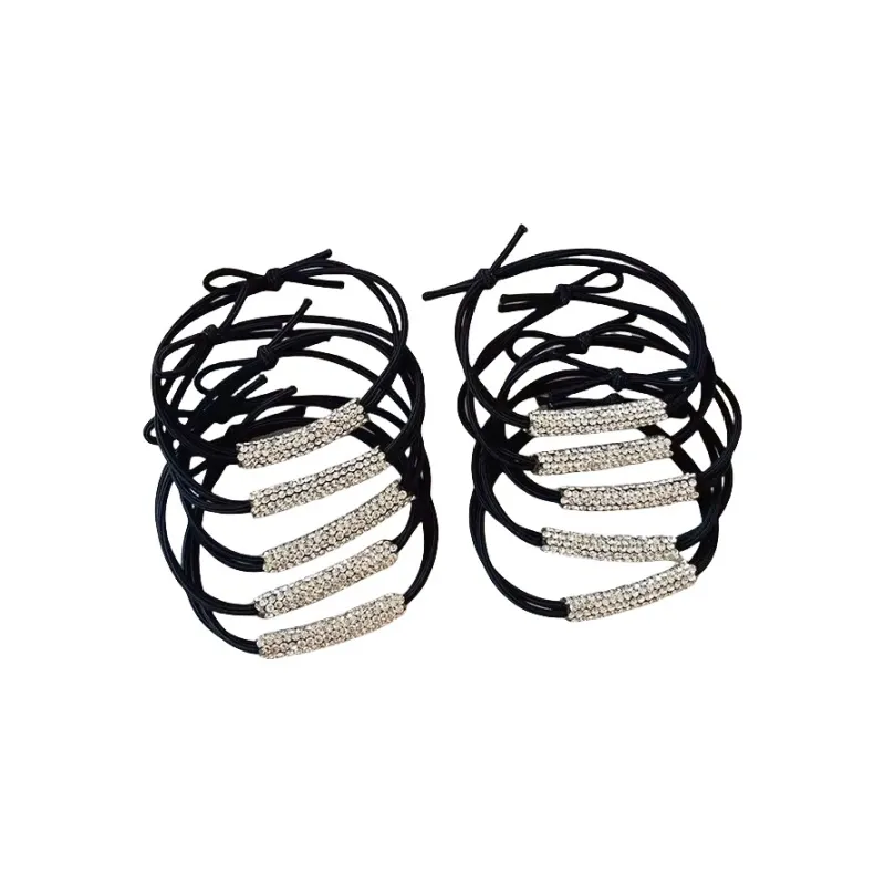 Danqin Elastic String Hair Tie Women's-15