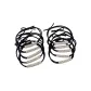 Hair Tie Rhinestone, White[10]Pieces
