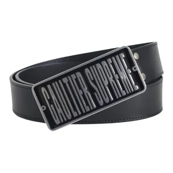 Supreme - Leather Belts Unisex Black -