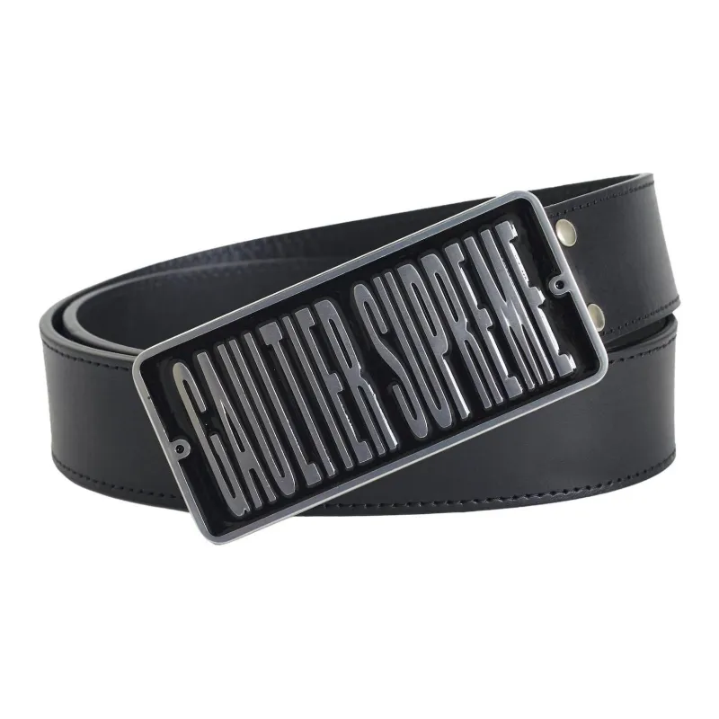 Supreme - Leather Belts Unisex Black --0