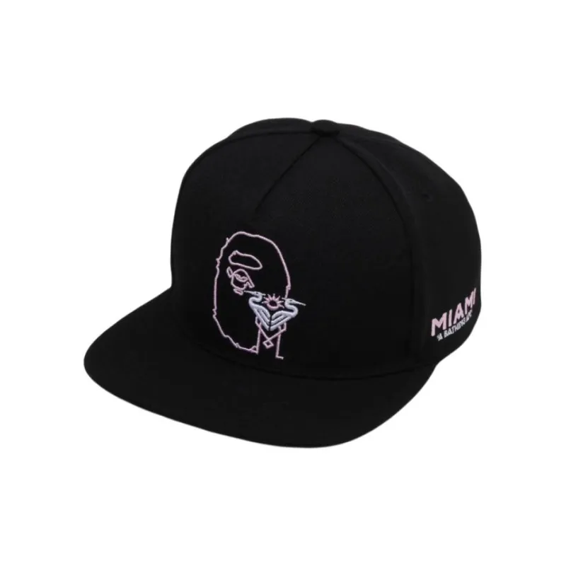 Bape X Inter Miami Cf Snapback Cap-0