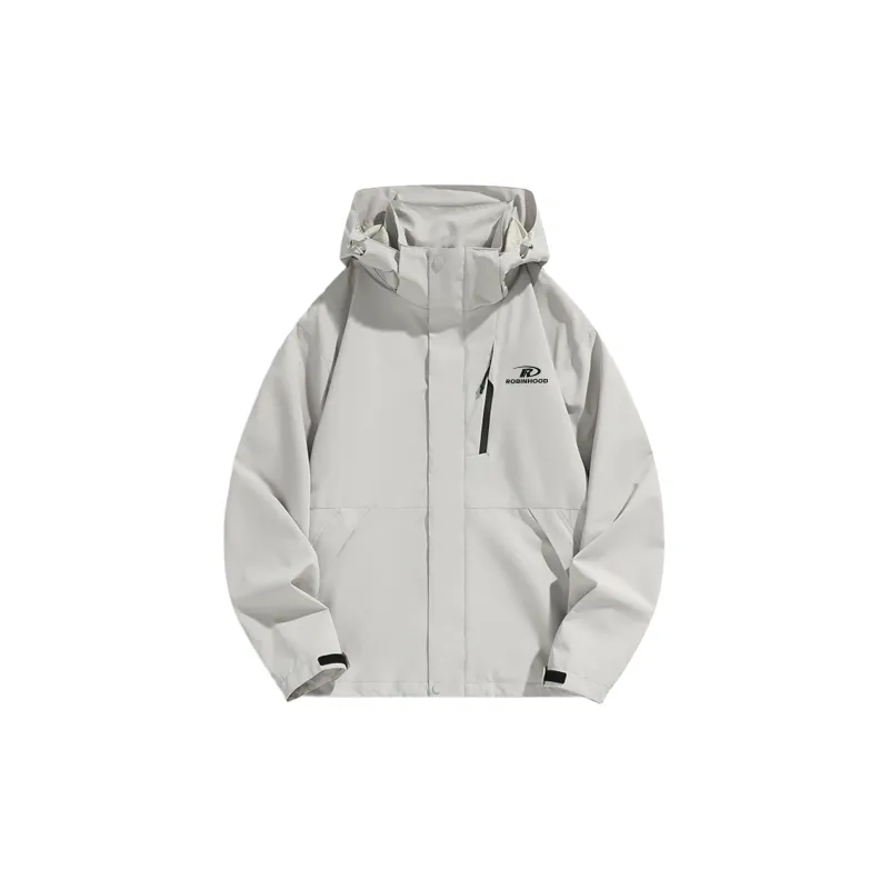 ROBINHOOD Water Resistant Windproof Breathable Warm Water Repellent Windbreaker Jacket Unisex-22
