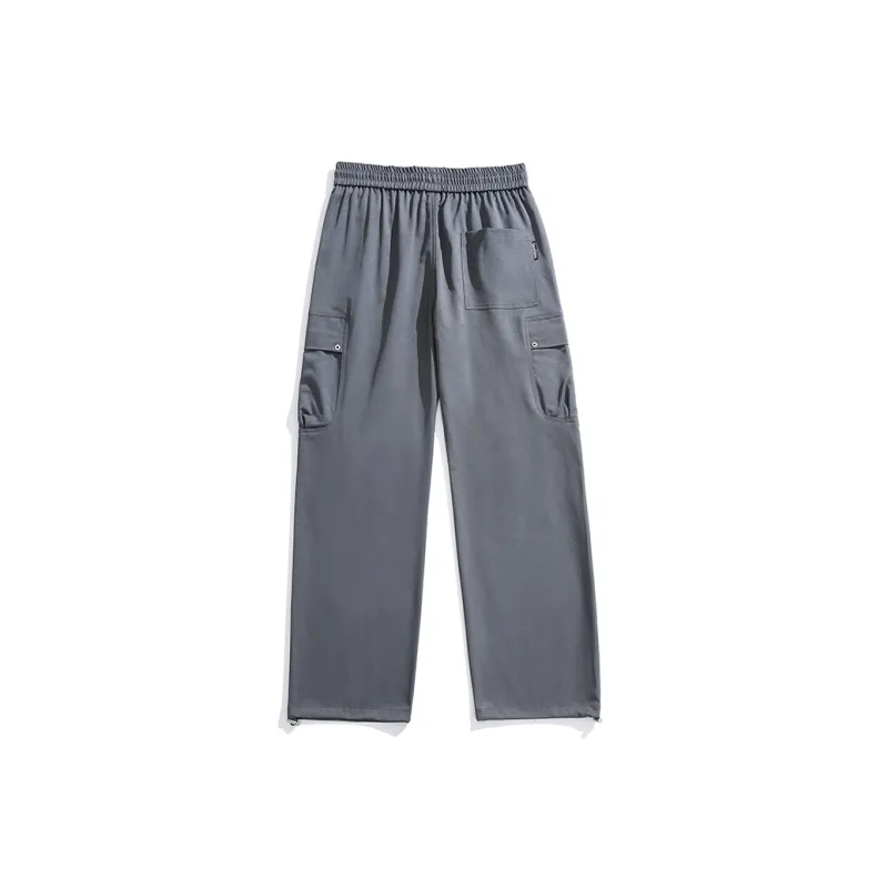 Topland Cargo Pants Unisex Matte Black-5