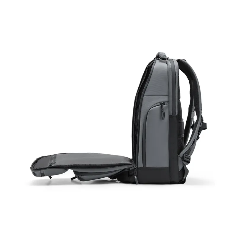 HLA Membrana Dermalis Backpack Travel Bag Backpack Men's Gray-4