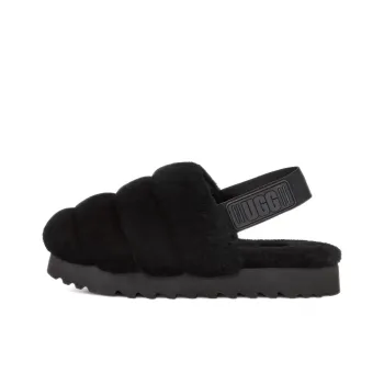 UGG Super Fluff Slipper Black Women's