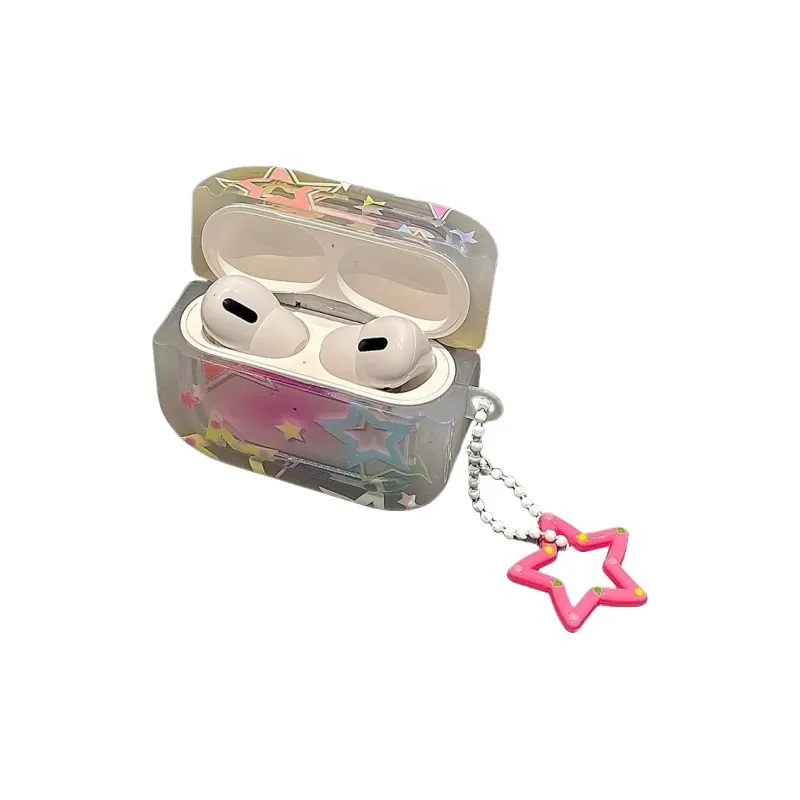 BYZ TPU Multicolor Stars Compatible Apple Headphone Case-2