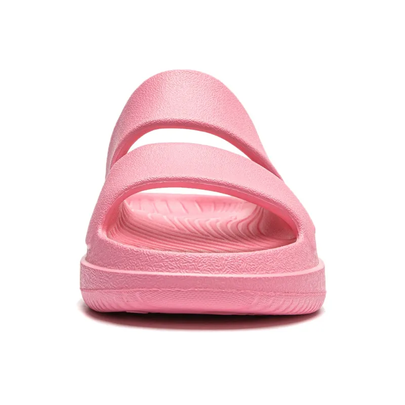 LiNing Soft Clap Slip-Resistant Slide Slippers Unisex Fairy Mist Pink-4