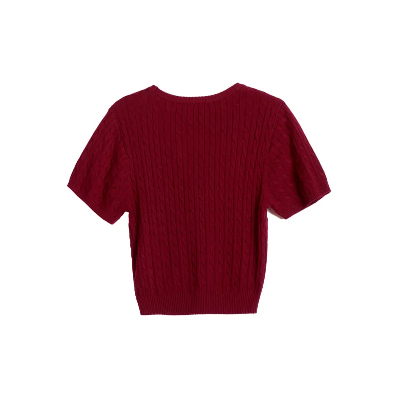 Olrain Knitwear Women's Ancora Red-1