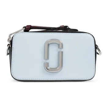 MARC JACOBS The Snapshot Logo Plaque Crossbody Bag