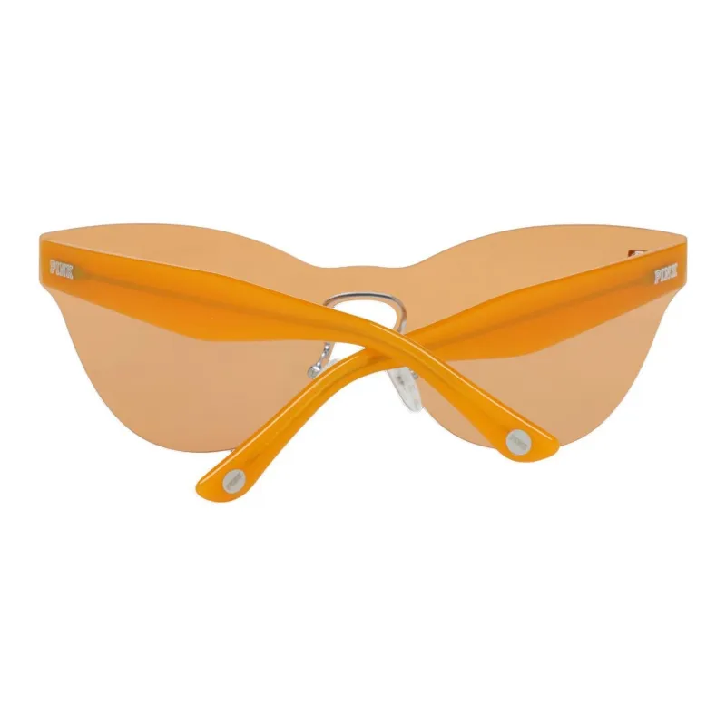 Victoria's Secret Acetate Irregular Shape Sunglasses Women's Orange-2