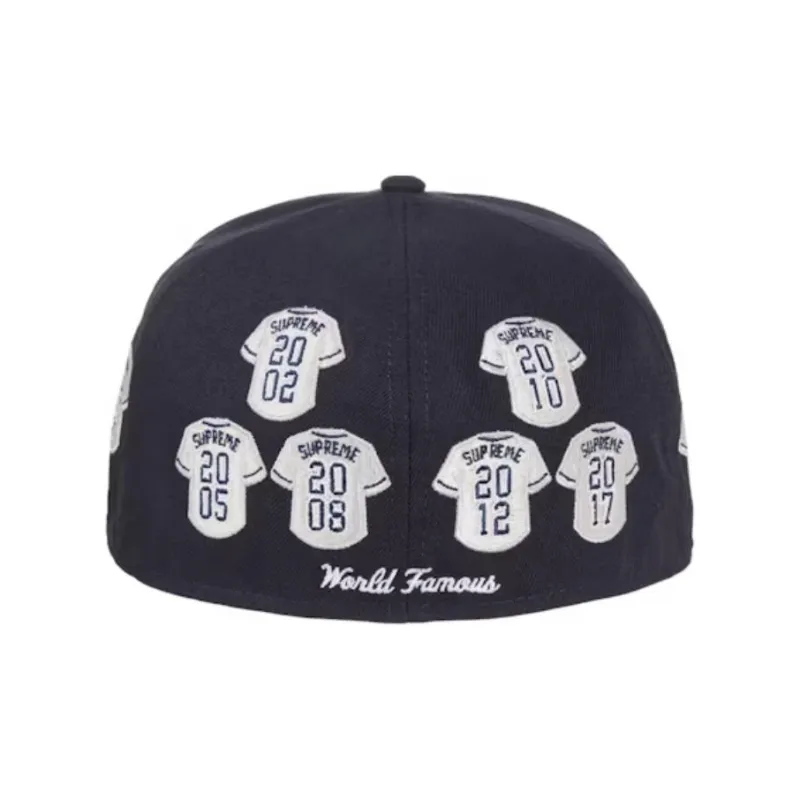 Supreme Jerseys Box Logo New Era Fitted Hat-3