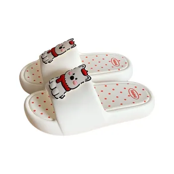 SHIGUDE Slippers Women's, Cream White