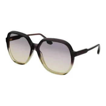 Victoria Beckham Acetate Rectangular Sunglasses Unisex Purple