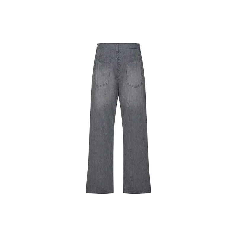 CROQUIS Jeans Men's Dark Blue White Stripes-1