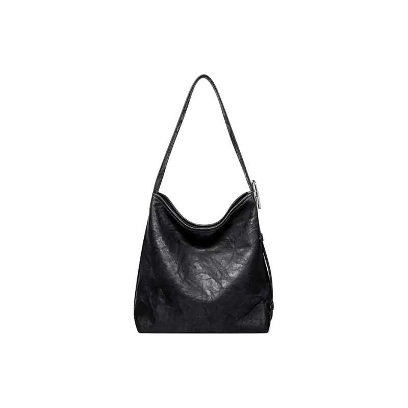 Teenmix Synthetic Leather Shoulder Bag, Crossbody Bag, Hobo Bag, Tote Bag Tubas Women's Agarwood/Ebony/Black-15