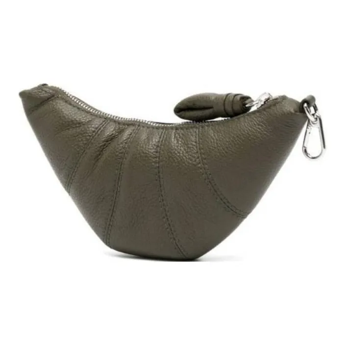 Lemaire Cow Leather Coin Purse Unisex Green-2