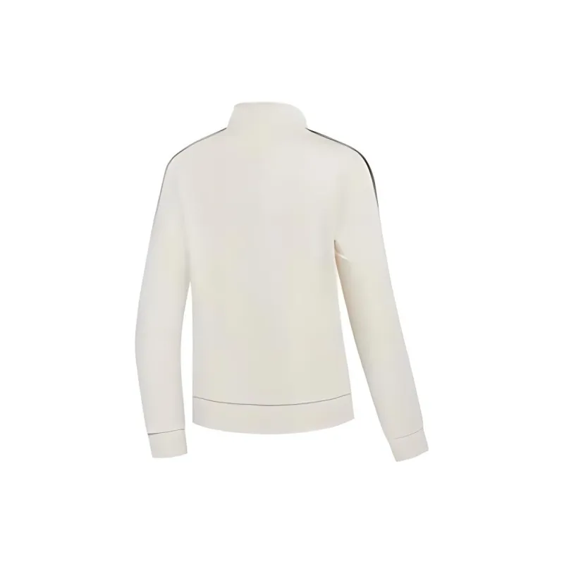 QIAODAN Sports Life Collection Knitwear Women's Cream White/Walnut-1