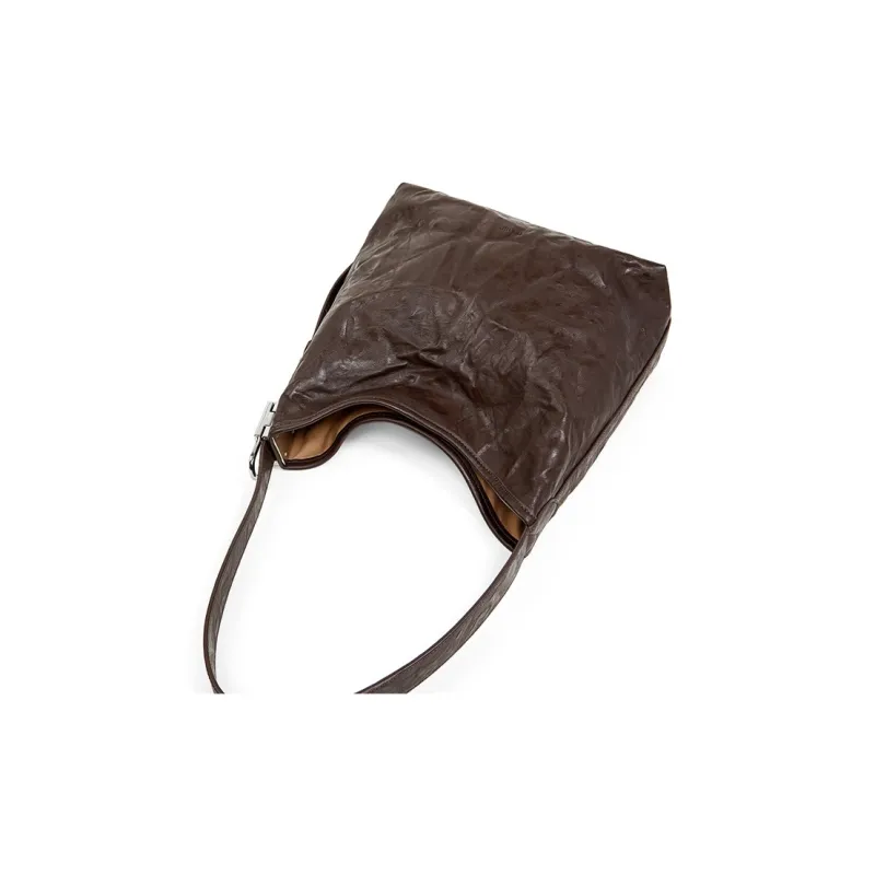 Teenmix Synthetic Leather Shoulder Bag, Crossbody Bag, Hobo Bag, Tote Bag Tubas Women's Agarwood/Ebony/Black-8