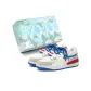White Blue Fleece-Lined