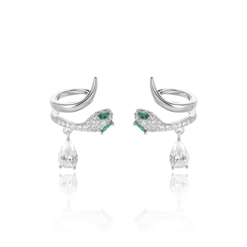 KING OF BLING Alloy With Zircon Stud Earrings Women's-0