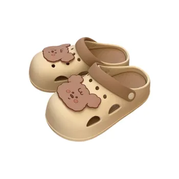 SHIGUDE Slippers Women's, Beige Yellow Brown