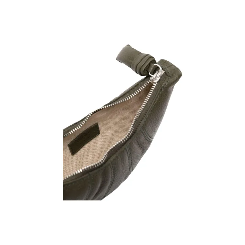 Lemaire Cow Leather Coin Purse Unisex Green-3