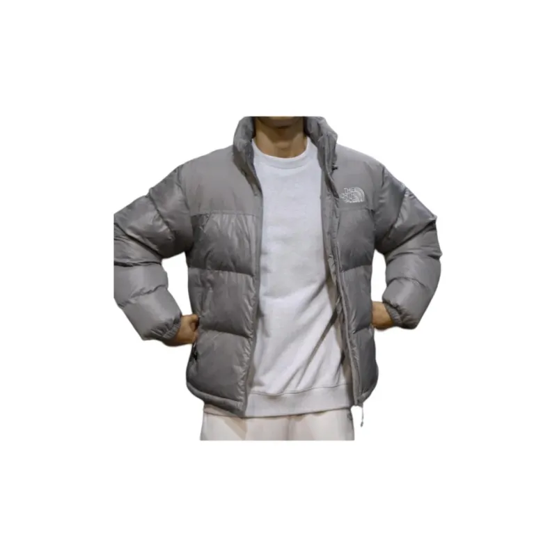 THE NORTH FACE Nuptse FW24 Jackets Coats Unisex Silver Gray-3