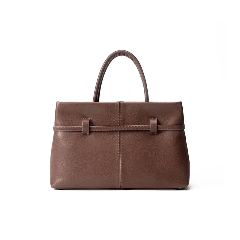 AQUASCUTUM Top Grain Cow Leather Handbag Women's Multicolor-8