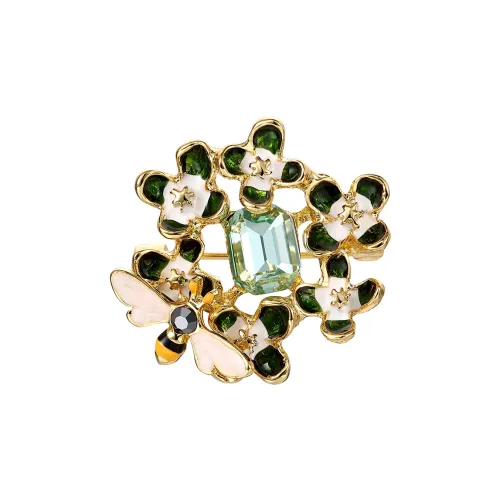 Cercoo Artificial Crystal Brooches Women's