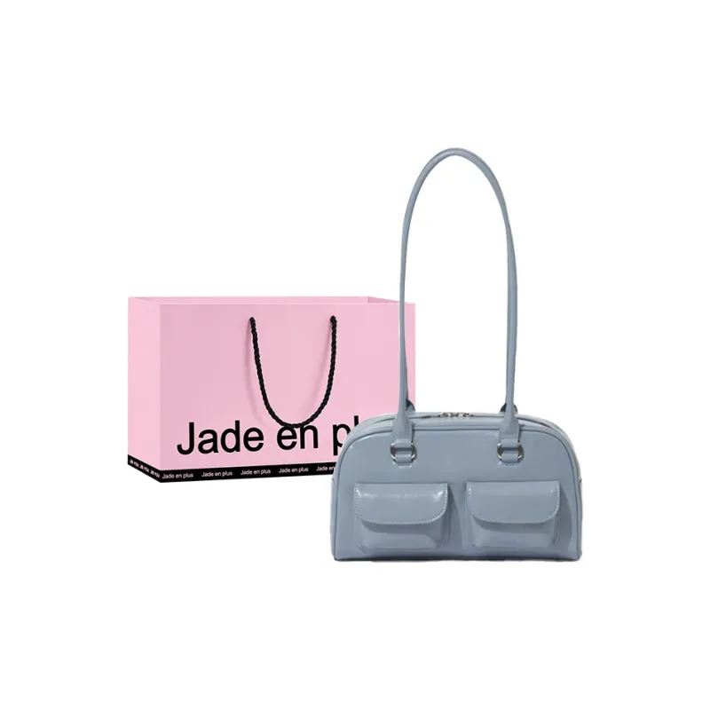 Jade En Plus PU Shoulder Bag Regular Women's Blue/Ecru/Black/Brown-0