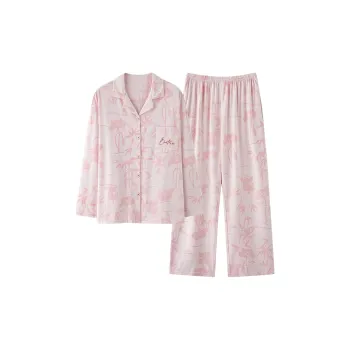 WANANNI Pajama Set Women's Light Pink