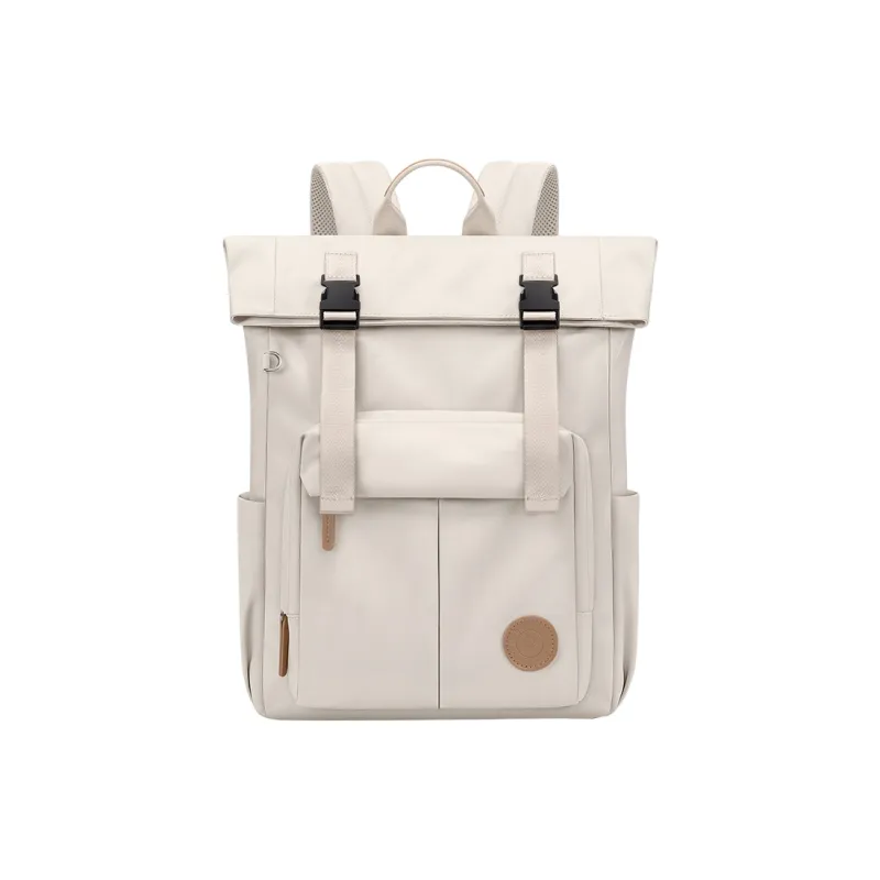 POLO Fabric Backpack Unisex Beige/Black-0