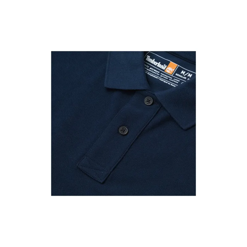 Timberland Polo Shirt Men's Dark Sapphire-3